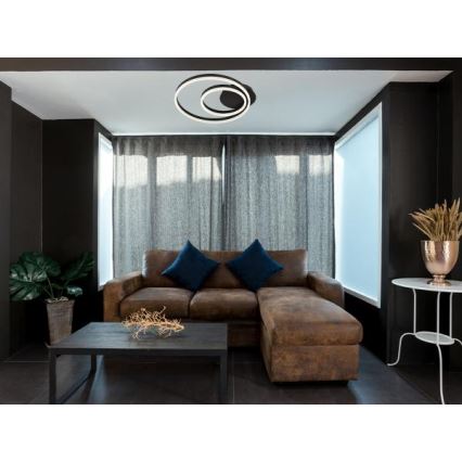 Plafonieră LED 55W dimabilă, 230V, 3000–6500K, cu telecomandă