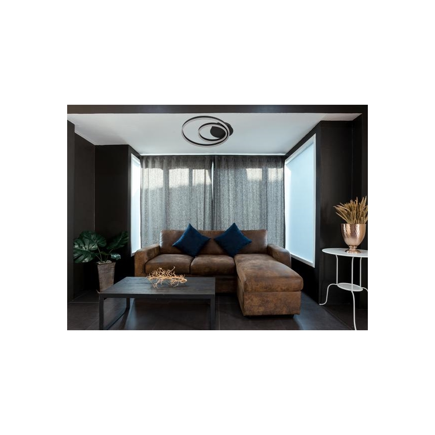 Plafonieră LED 55W dimabilă, 230V, 3000–6500K, cu telecomandă