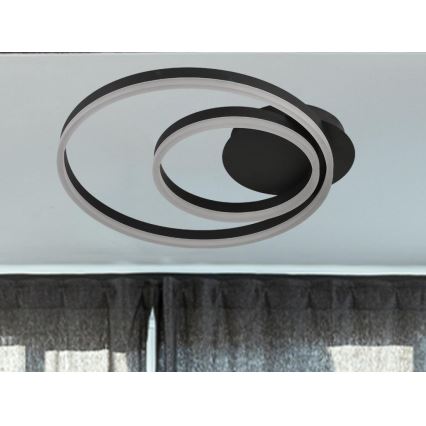 Plafonieră LED 55W dimabilă, 230V, 3000–6500K, cu telecomandă