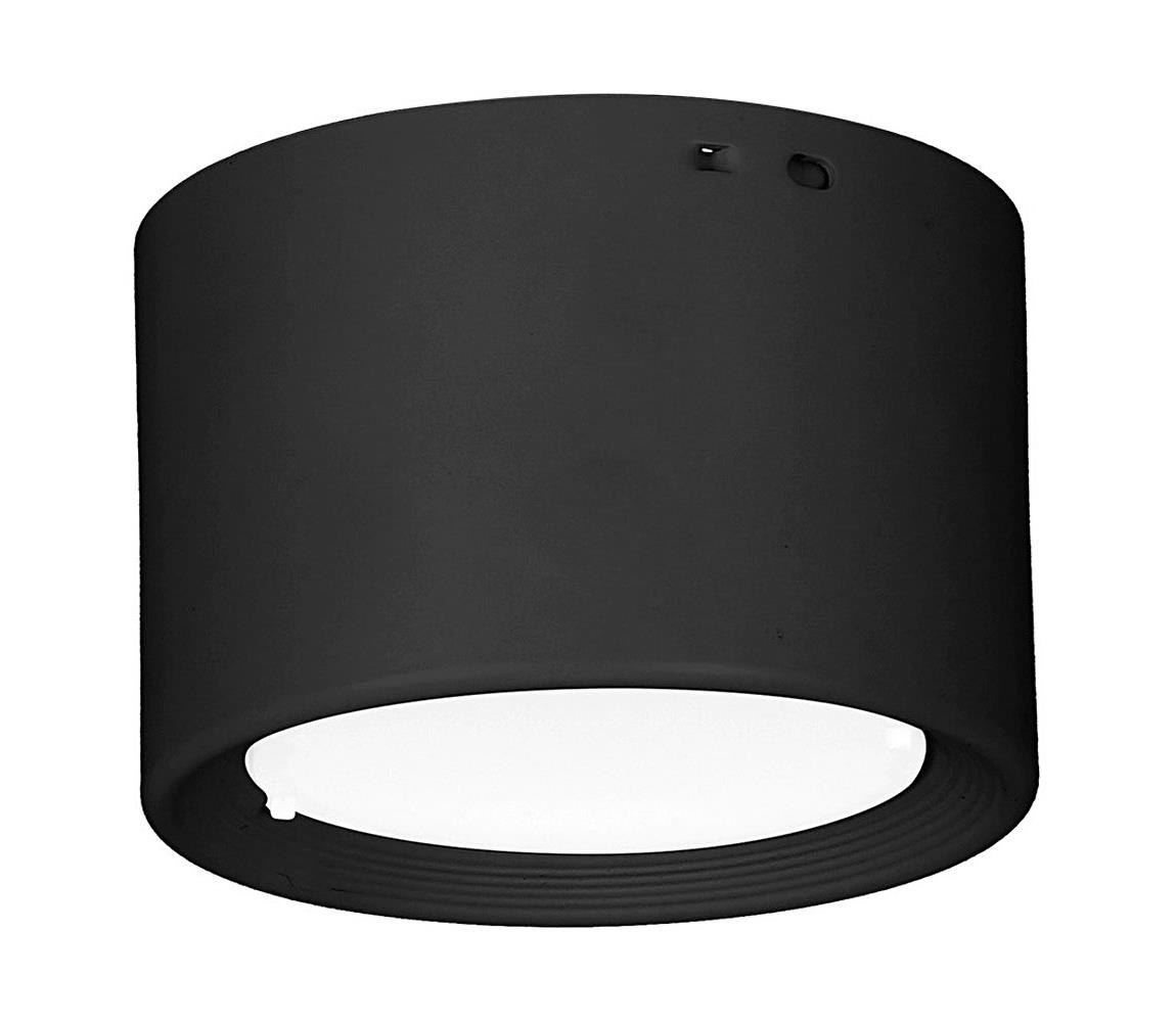 Plafonieră LED/5W/230V neagră d. 8 cm