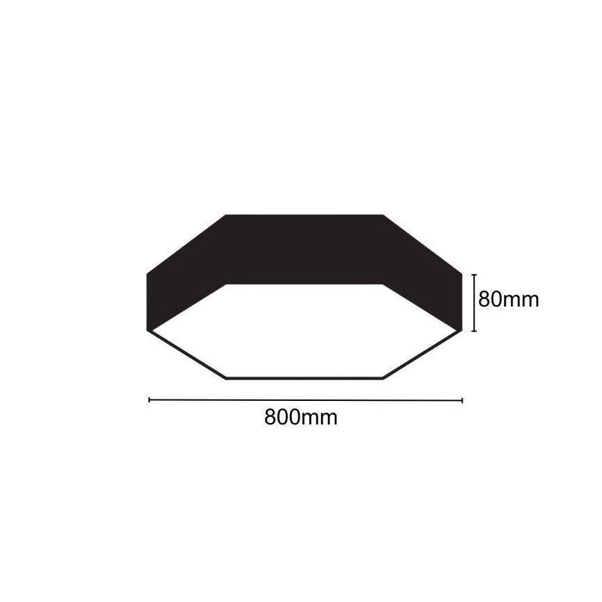 Plafonieră LED/70W/230V 4000K d. 80 cm