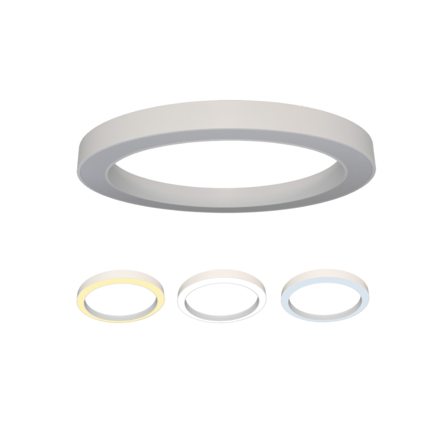 Plafonieră LED, 80 W, 230 V, 3000/4000/6500 K, Ø 80 cm, alb