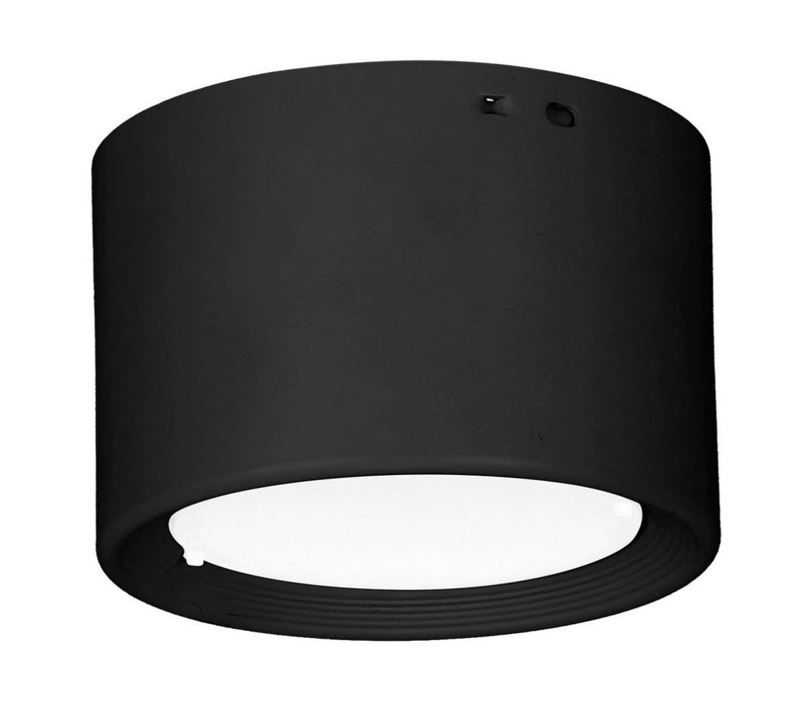 Plafonieră LED/9W/230V neagră d. 10 cm