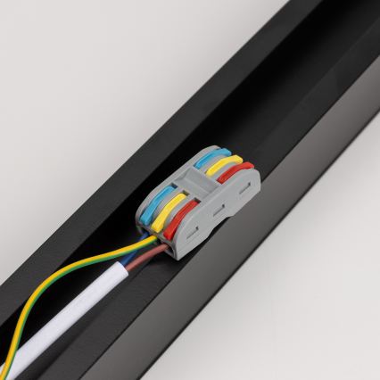 Plafonieră LED ALLDAY BASIC LED/20/30/40W/230V 2700/4000/6000K 120 cm neagră