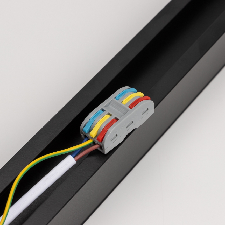 Plafonieră LED ALLDAY BASIC LED/20/30/40W/230V 2700/4000/6000K 120 cm neagră