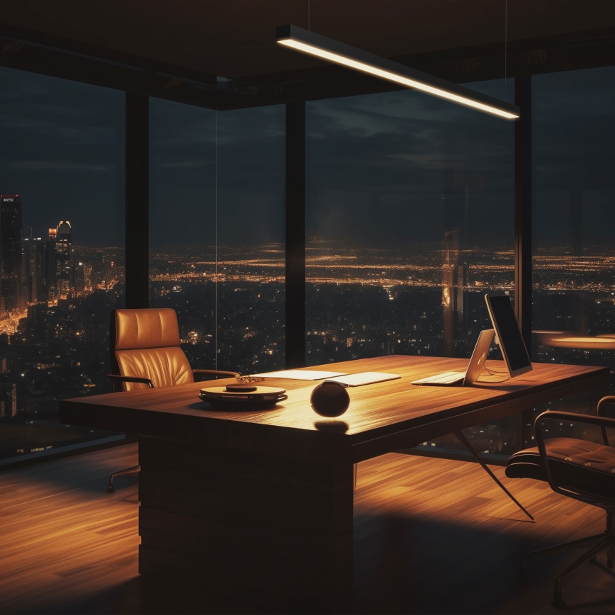 Plafonieră LED ALLDAY BASIC, 40W, 230V, 2700/4000/6000K, negru