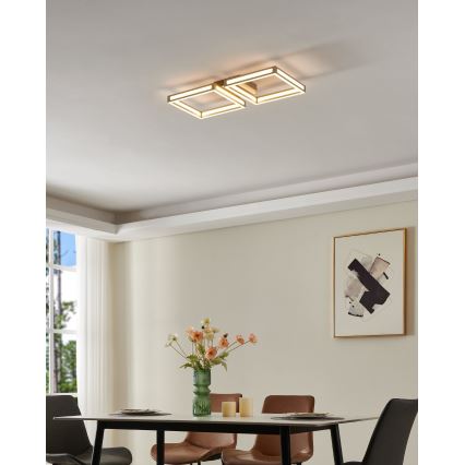 Plafonieră 2xLED/11,2W/230V crom mat Eglo