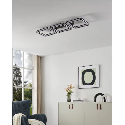 Plafonieră LED 3xLED/11,2W/230V neagră Eglo