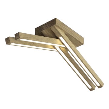 Plafonieră LED aplicată LINUS 4xLED/4,5W/230V, stejar mat