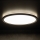 Plafonieră LED AZPO LED/11,8W/230V 3000/4000/6000K Ø 22,5 cm IP54 negru