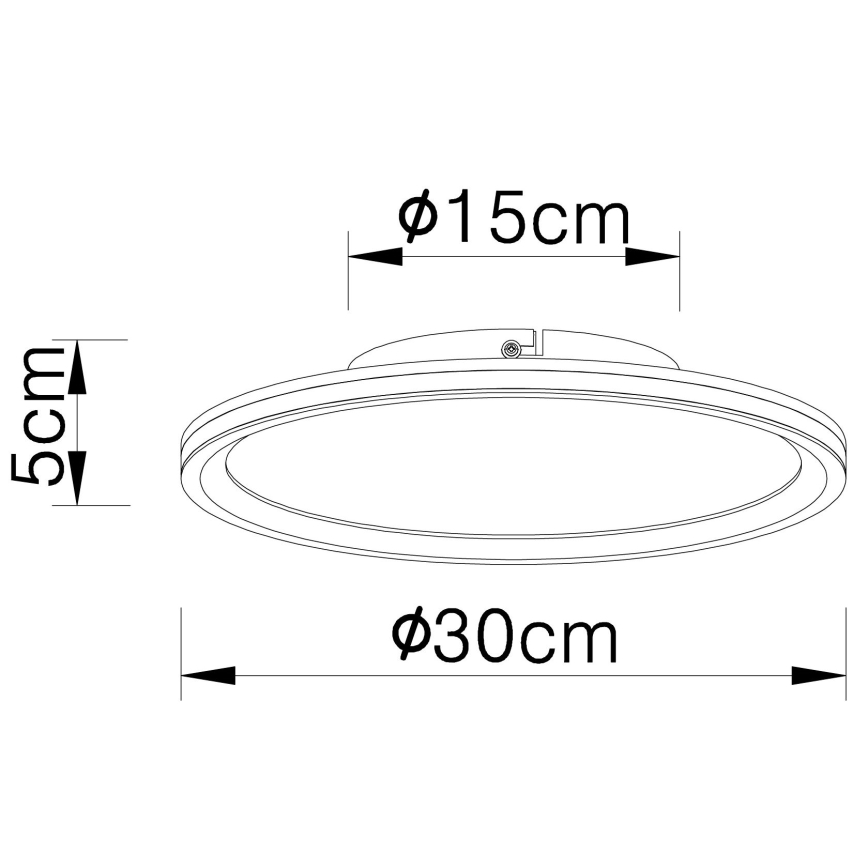 Plafonieră LED/30W/230V d. 30 cm Globo