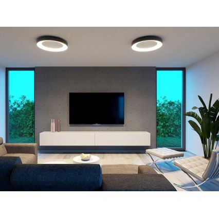 Plafonieră LED BELLA LED/40W/230V 3000/4000K neagră LED2