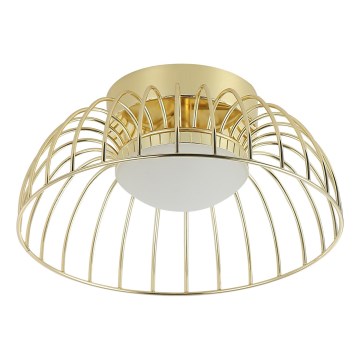 Plafonieră LED BETSY, 12 W / 230 V, Ø 25 cm, aurie