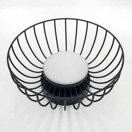 Plafonieră LED BETSY, 12 W, 230 V, Ø 25 cm, negru