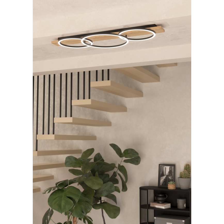 Plafonieră LED 2xLED/12W/230V + LED/12W Eglo