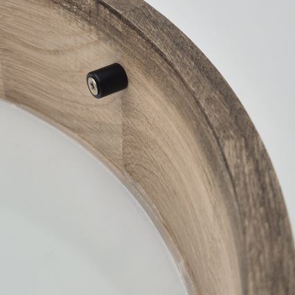 Plafonieră LED Brilagi CARVALHO 2xE27/60W/230V stejar nuc d. 37 cm