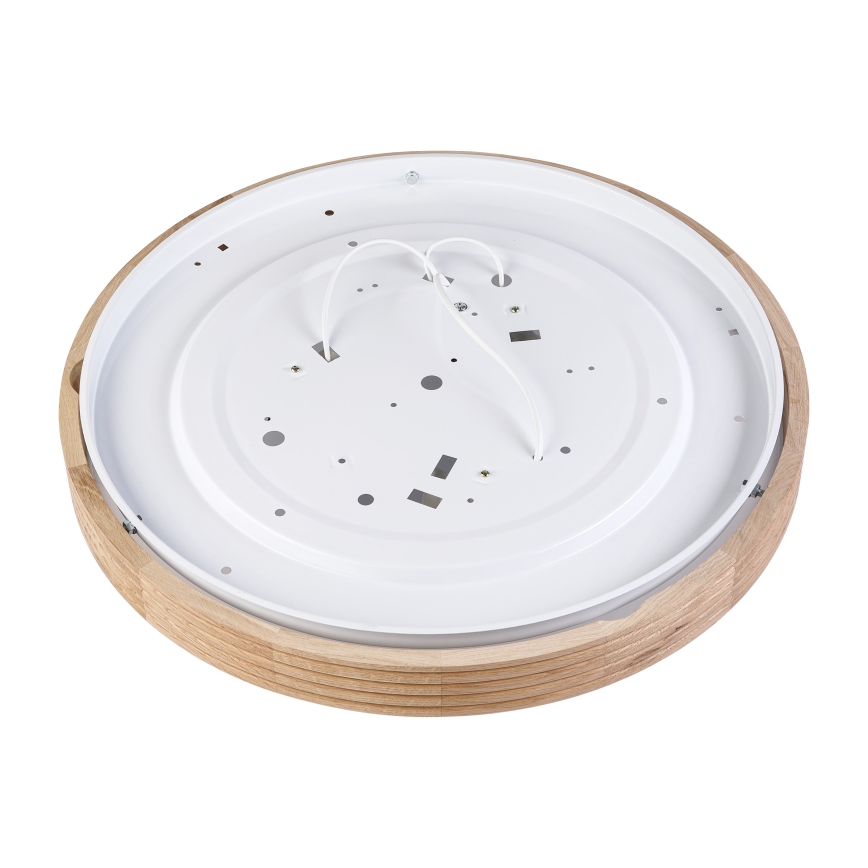 Brilagi - Plafonieră LED CARVALHO MODERN SLIM, 3xE27/60W/230V, Ø 47,5 cm, stejar
