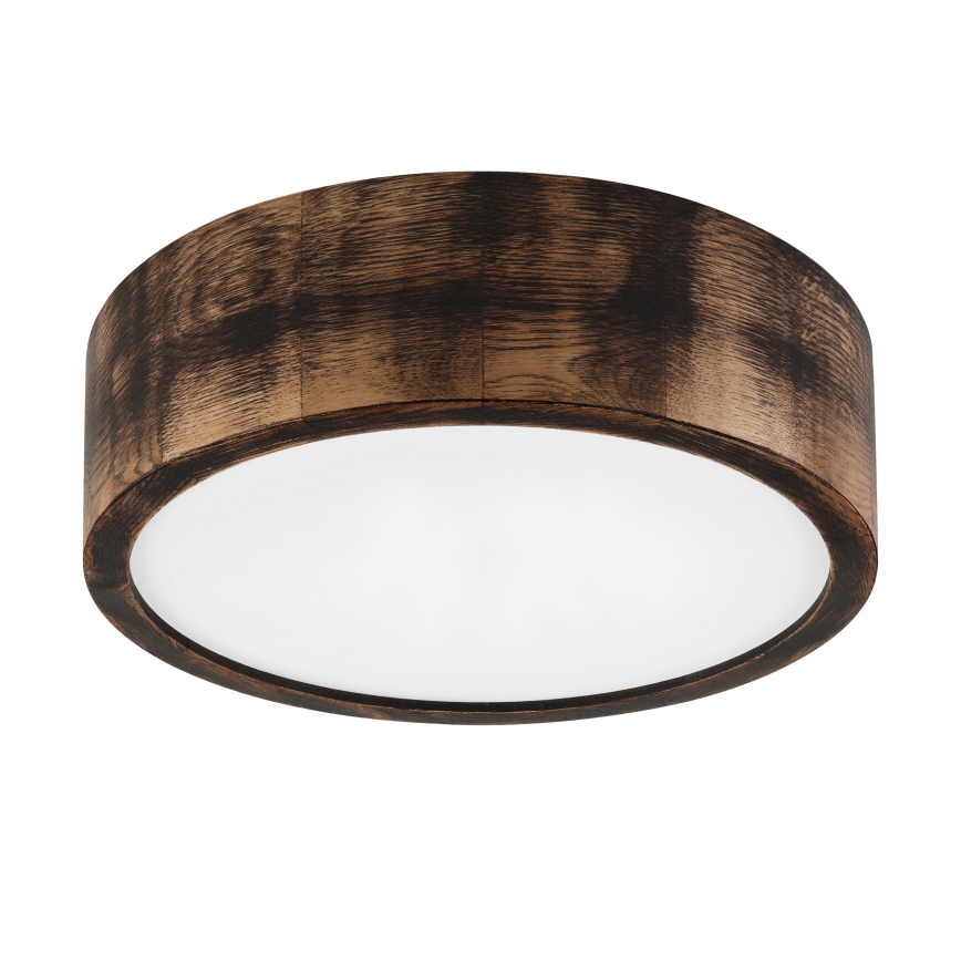 Plafonieră LED Brilagi CARVALHO SMOKEY LED/20W/230V, stejar Ø 27,5 cm
