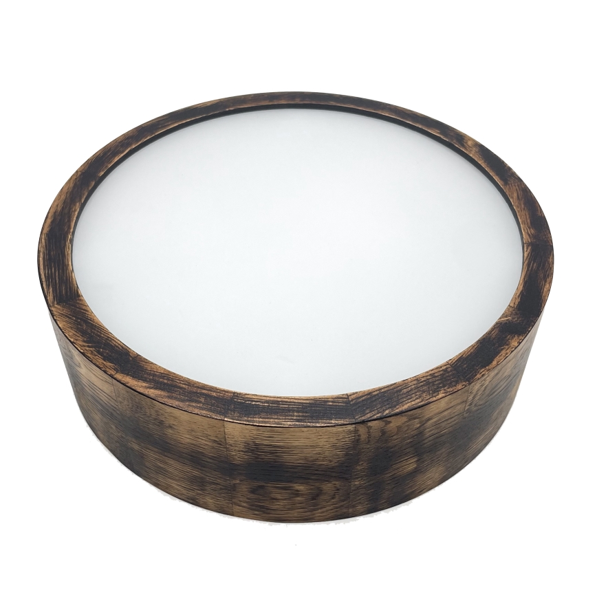 Plafonieră LED Brilagi CARVALHO SMOKEY LED/20W/230V, stejar Ø 27,5 cm