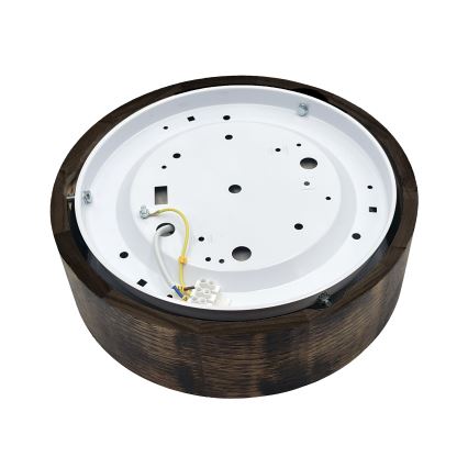 Plafonieră LED Brilagi CARVALHO SMOKEY LED/20W/230V, stejar Ø 27,5 cm