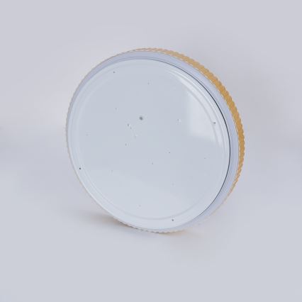 Brilagi - Plafonieră LED dimabilă CORVO LED/72W/230V 3000-6000K decor lemn Ø 50 cm + telecomandă