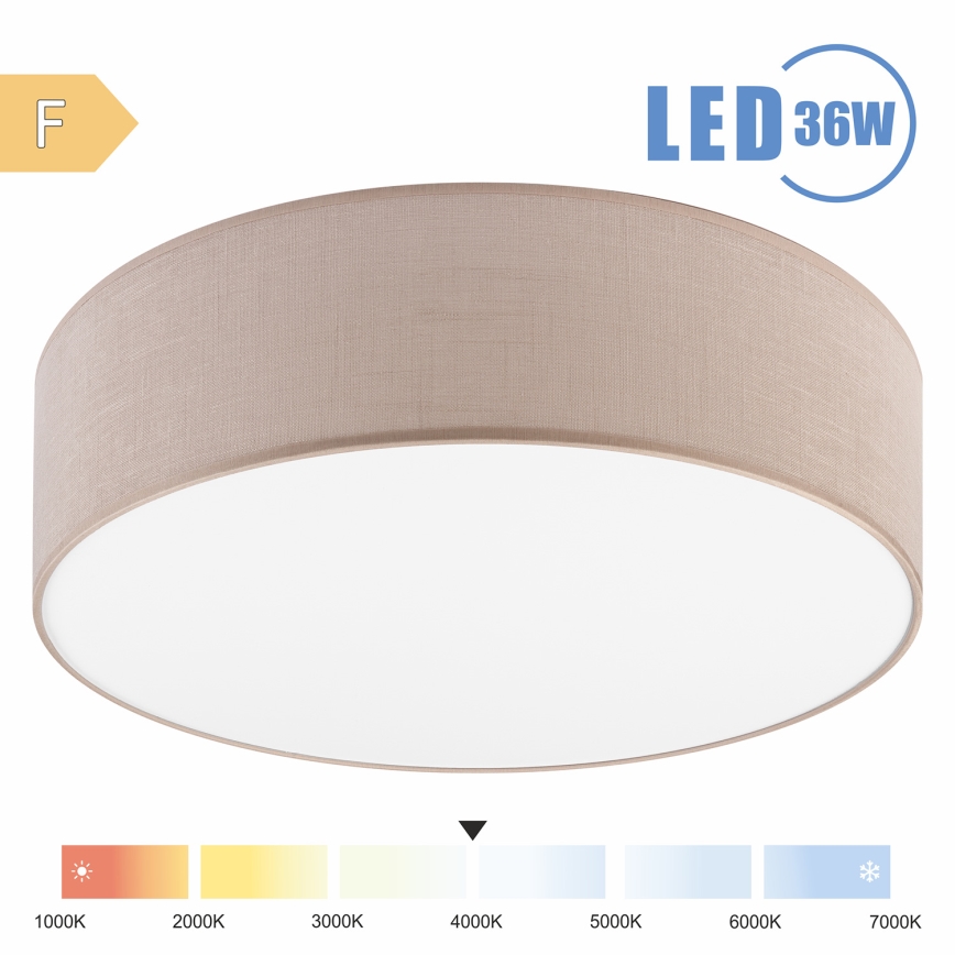 Plafonieră LED Brilagi SIRIJA LED/36W/230V d. 45 cm bej