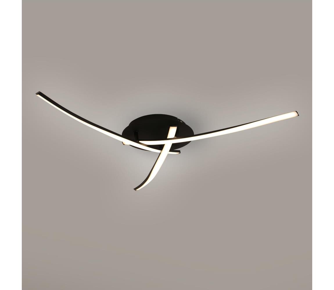 Plafonieră LED Brilagi STRIPES LED/24W/230V negru