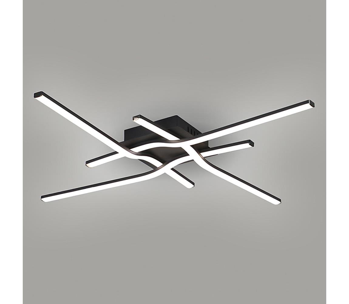 Plafonieră LED Brilagi STRIPES LED/38W/230V negru