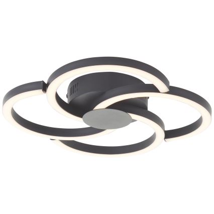 Plafonieră LED Brilliant FICO LED/22W/230V d. 34 cm negru