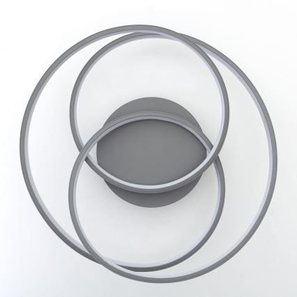 Plafonieră LED Brilliant LABYRINTH LED/40W/230V d. 39,5 cm gri