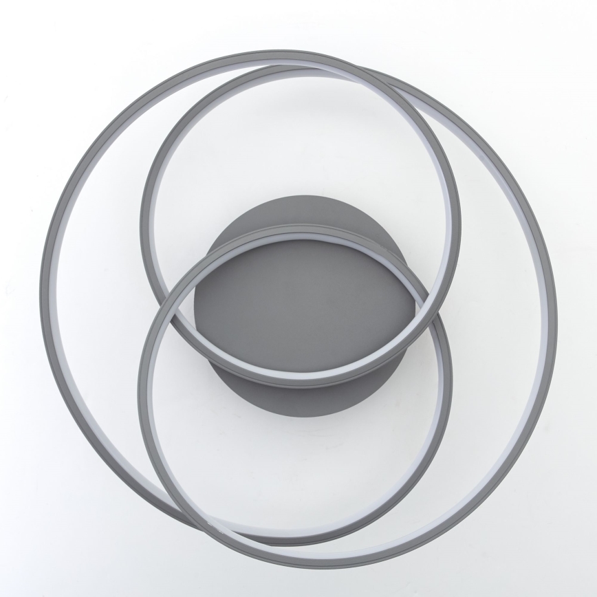 Plafonieră LED Brilliant LABYRINTH LED/40W/230V d. 39,5 cm gri