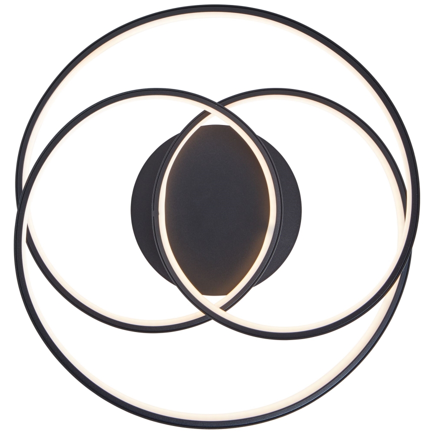 Plafonieră LED Brilliant LABYRINTH LED/40W/230V d. 39,5 cm negru