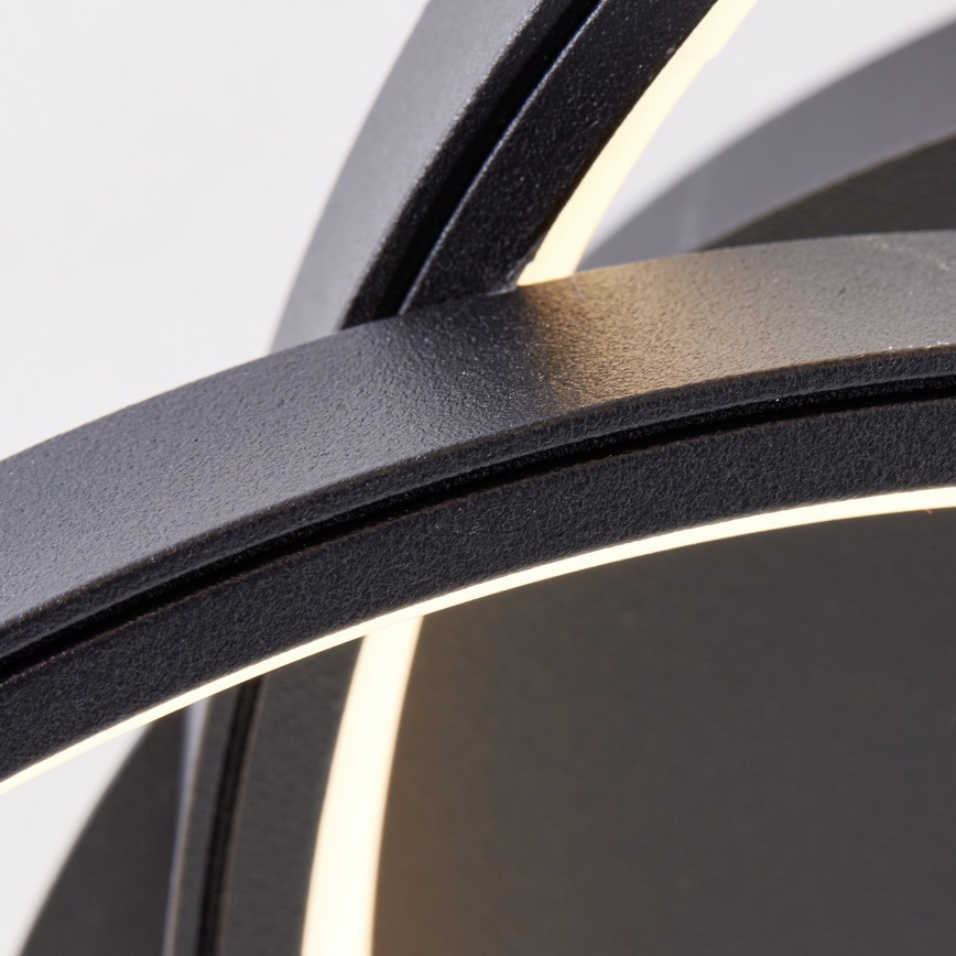 Plafonieră LED Brilliant LABYRINTH LED/40W/230V d. 39,5 cm negru