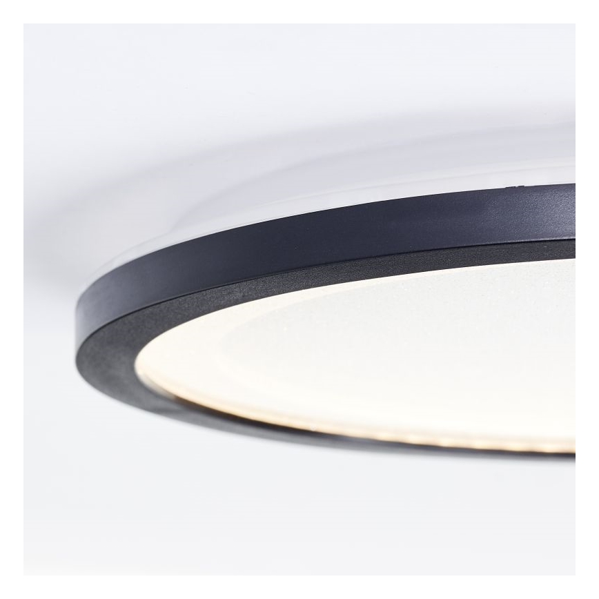 Plafonieră LED Brilliant MOSAKO LED/16W/230V 3000K d. 25 cm negru
