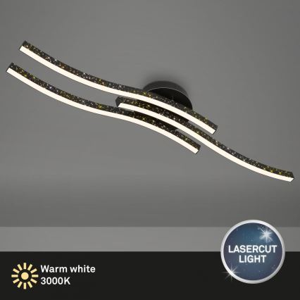 Plafonieră LED Brilo LED/19W/230V 3000K negru