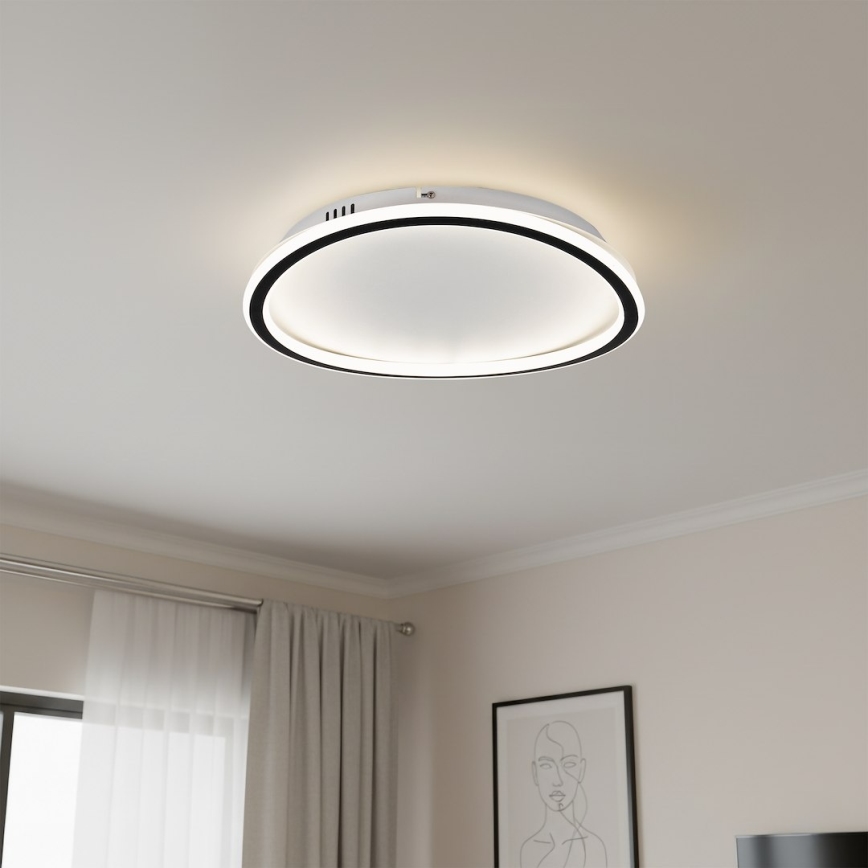 Plafonieră LED CALI, 30 W, 230 V, Ø 40 cm, negru