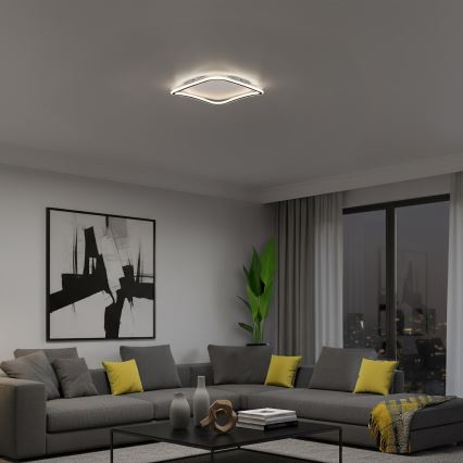 Plafonieră LED CALI 30W/230V 40x40 cm neagră