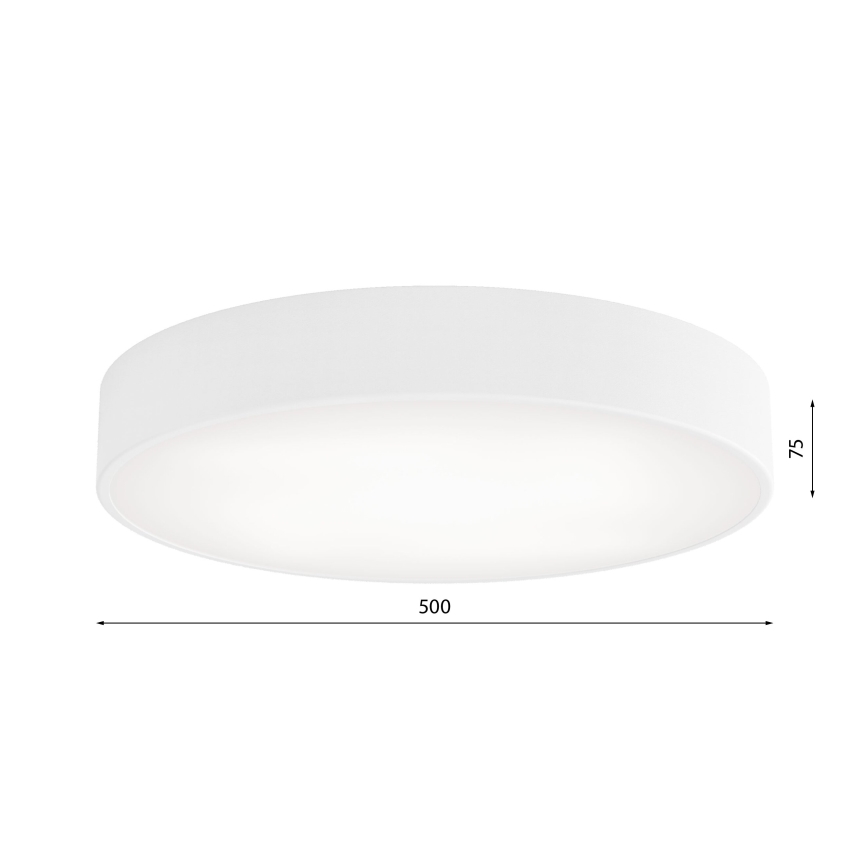 Plafonieră LED CLEO LED/69W/230V 3000K diam. 50 cm albă