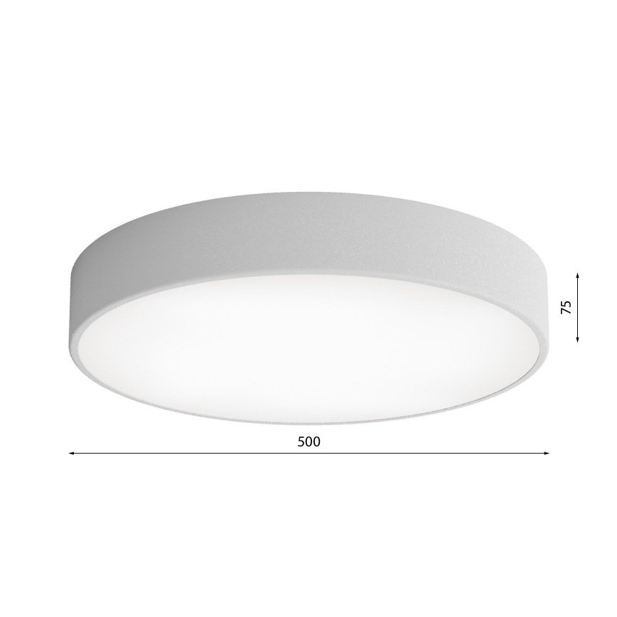 Plafonieră LED CLEO LED/69W/230V 3000K diametru 50 cm gri