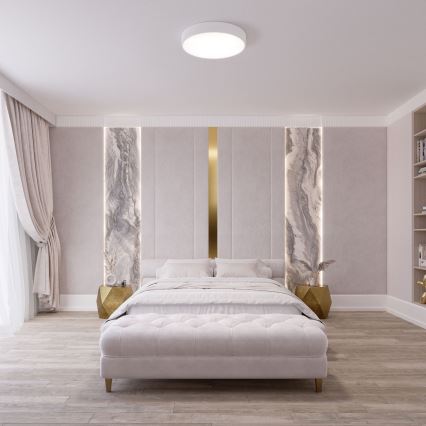 Plafonier LED CLEO LED/69W/230V 4000K diametru 50 cm alb