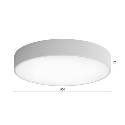 Plafonieră LED CLEO LED/69W/230V 4000K diam. 50 cm gri