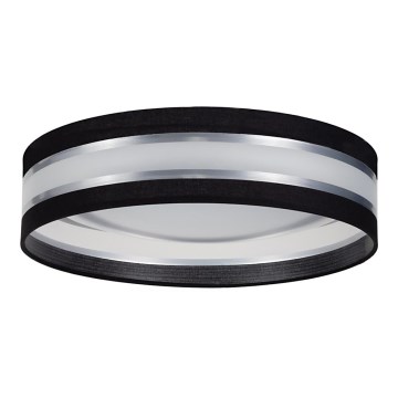 Plafonieră LED CORAL LED/24W/230V negru/argintiu