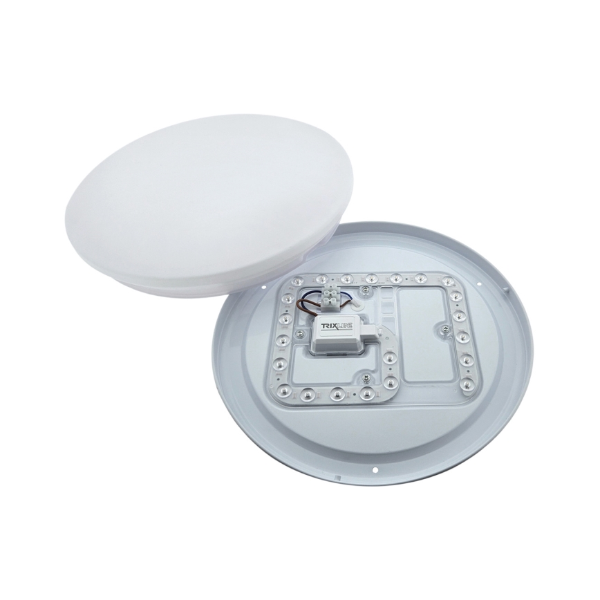Plafonieră LED cu senzor de mișcare LENA LED/18W/230V, Ø 32,5 cm, albă