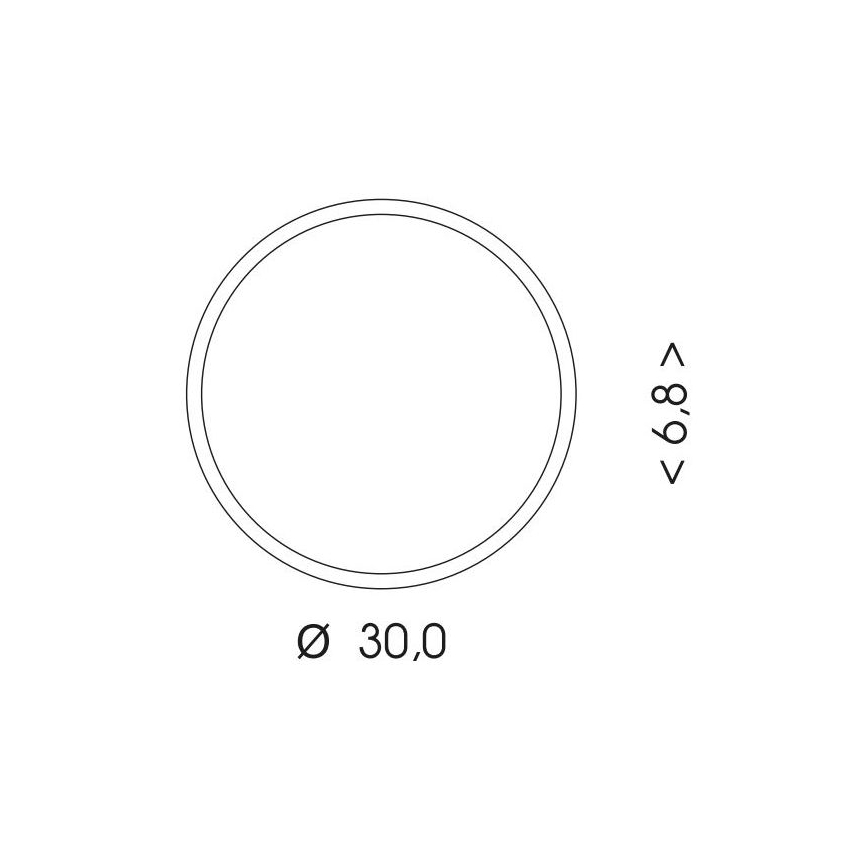 Plafonieră LED de exterior cu senzor MARTIN LED/15W/230V 3000/4000K d. 30 cm IP65 negru