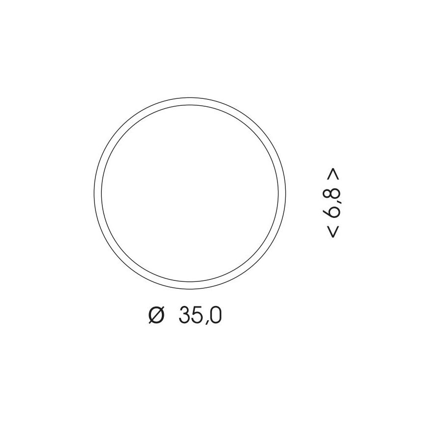 Plafonieră LED de exterior cu senzor MARTIN LED/25W/230V 3000/4000K d. 35 cm IP65 alb