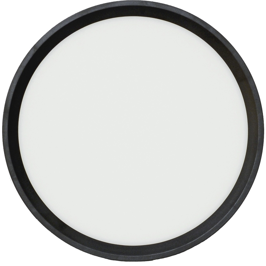 Plafonieră LED cu senzor de mișcare Fulgur s-42585 NOMY-S LED/18W/230V 3000/4000/6000K IP40 d. 23 cm negru