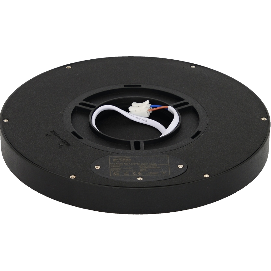 Plafonieră LED cu senzor de mișcare Fulgur s-42585 NOMY-S LED/18W/230V 3000/4000/6000K IP40 d. 23 cm negru