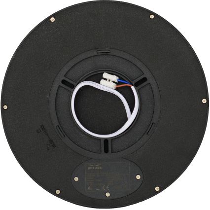 Plafonieră LED cu senzor de mișcare Fulgur s-42585 NOMY-S LED/18W/230V 3000/4000/6000K IP40 d. 23 cm negru