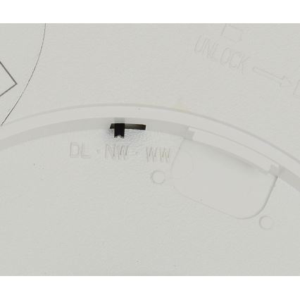 Plafonieră LED cu senzor de mișcare Fulgur s-42586 NOMY-S LED24W/230V 3000/4000/6000K IP40 d. 30 cm alb