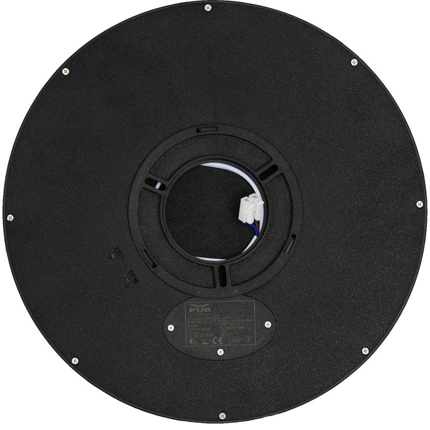 Plafonieră LED cu senzor de mișcare Fulgur s-42587 NOMY-S LED24W/230V 3000/4000/6000K IP40 d. 30 cm negru